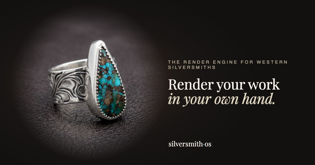 I'm a silversmith. My buddy and I built a tool that lets buyers design a custom piece and see it ren